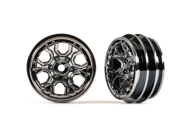 1.0" Wheels (Black Chrome) 1