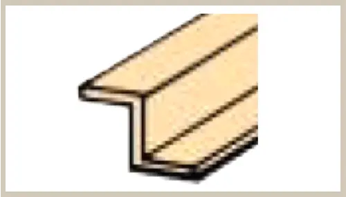 1/16" Zee - 24" Long 1
