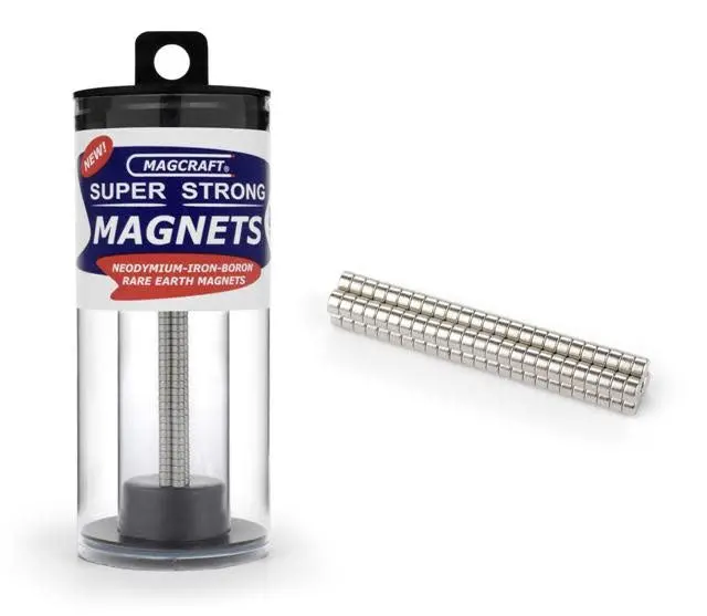 1/8X1/16" Rare Earth Disc Magnets (100-Pack) 1
