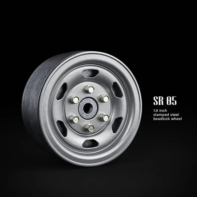 1.9 Sr05 Beadlock Wheels (Semigloss Silver) Gm70502 1