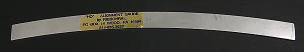 10" Track Alignment Gauges - Curved -- 24" Radius 1