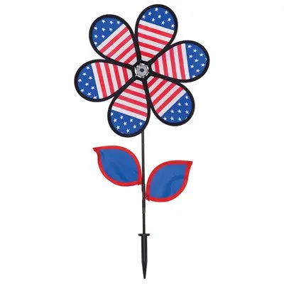 12" Assorted Flower Ground Spinner 1