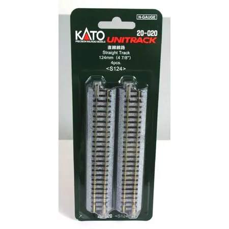 124Mm 4-7/8" Straight Unitrack Track (4) Kat20020 1