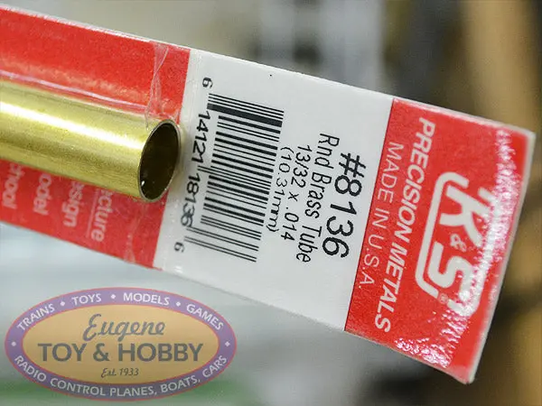 13/32" X 12" Round Brass Tube 1