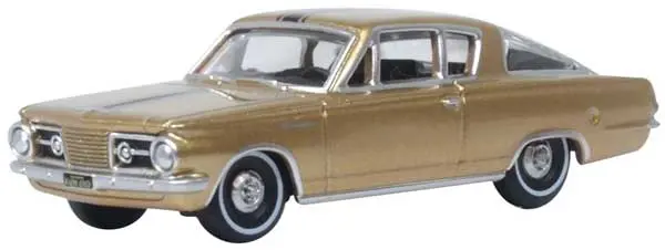 1965 Plymouth Barracuda - Assembled -- Gold 1