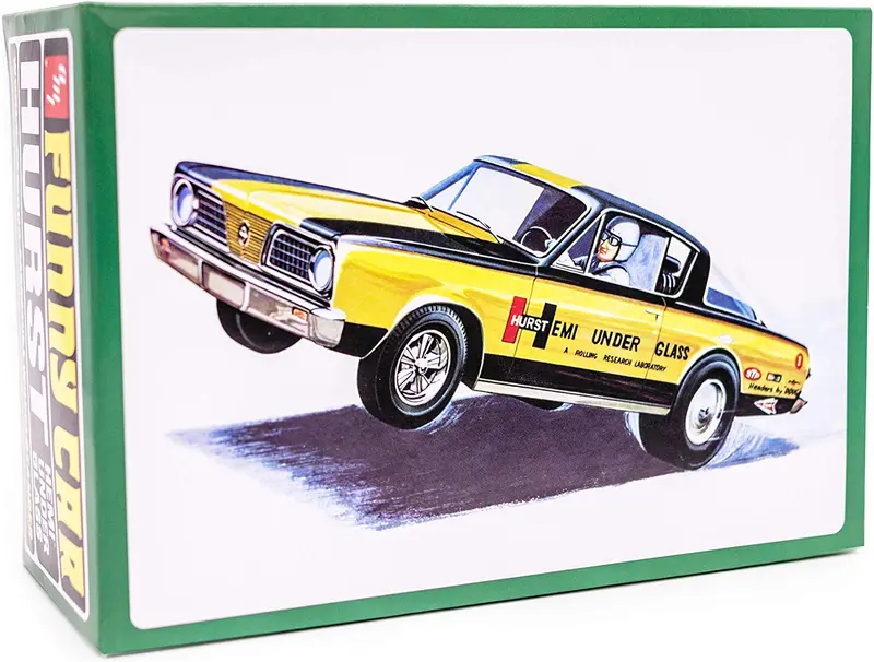 1966 Plymouth Barracuda Hemi (1/25 Scale) Plastic Vehicle Model Kit Amt1153 1