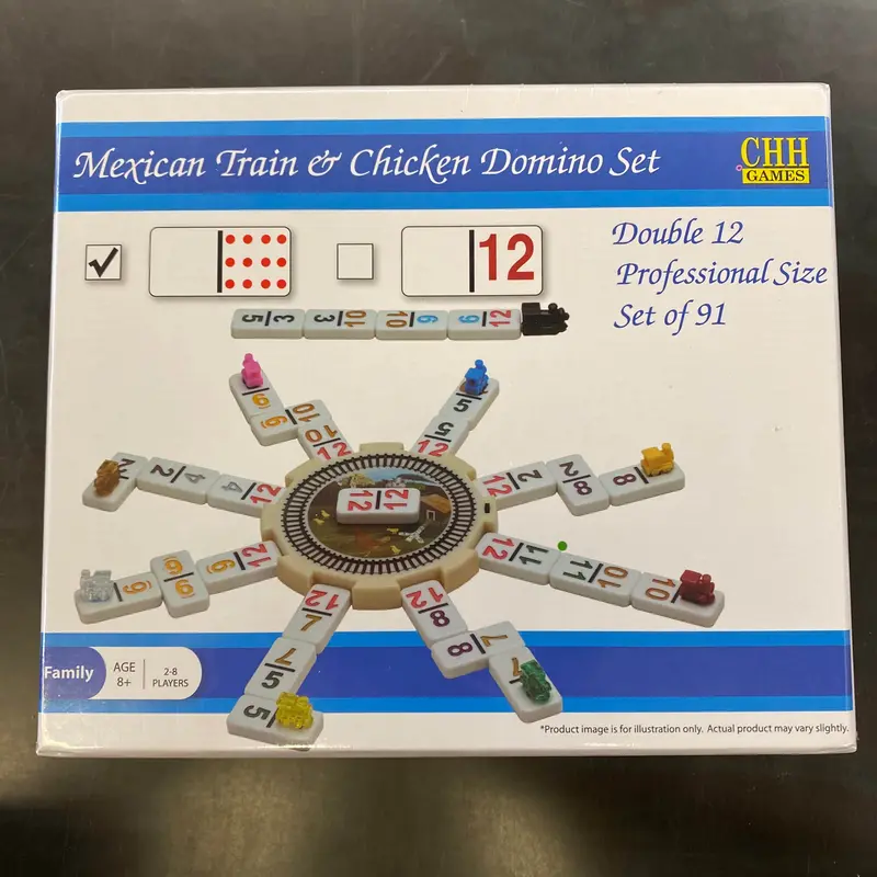 2-In-1 Domino Hub Train/ Chicken Domino Set 1