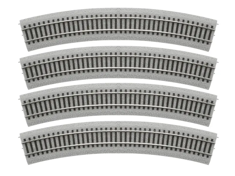 20" Radius Curve 4 Pack Magnelock Ho Scale 1
