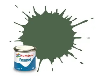 #252 Rlm 82 Olivgrun Matt Enamel Paint 14Ml / .45 Oz 1