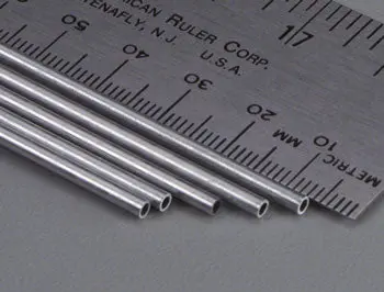 3/32 X 36" Single Round Aluminum Tube 1108 1