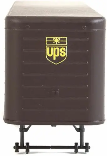 35' Fluted-Side Trailer 2-Pack United Parcel Service (1950S-1960S; Brown, Gold; Bowtie Logo) 1