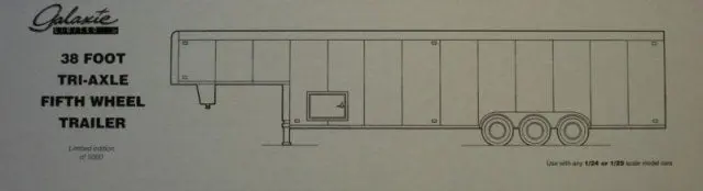 38' Foot Tri-Axle Fifth Wheel Trailer 1