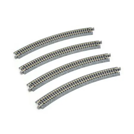 381Mm 15" Radius Curve 30-Degree Unitrack (4) N Scale 381-20140 1