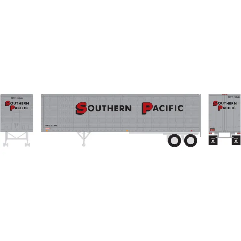 40' Fruehauf Z-Van Trailer, Sp #200643 Ho Scale Rtr 1