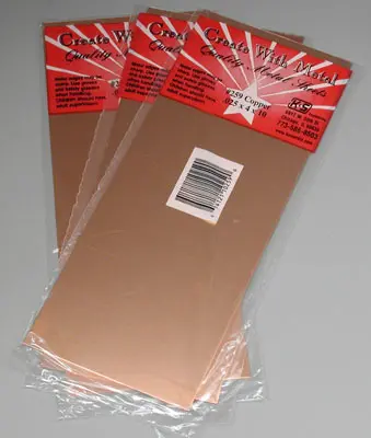 4X10" .025 Copper Sheet 259 370-259 1