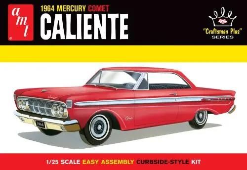 '64 Mercury Comet Caliete (1/25Th Scale) Plastic Vehicle Model Kit Amt1334 1