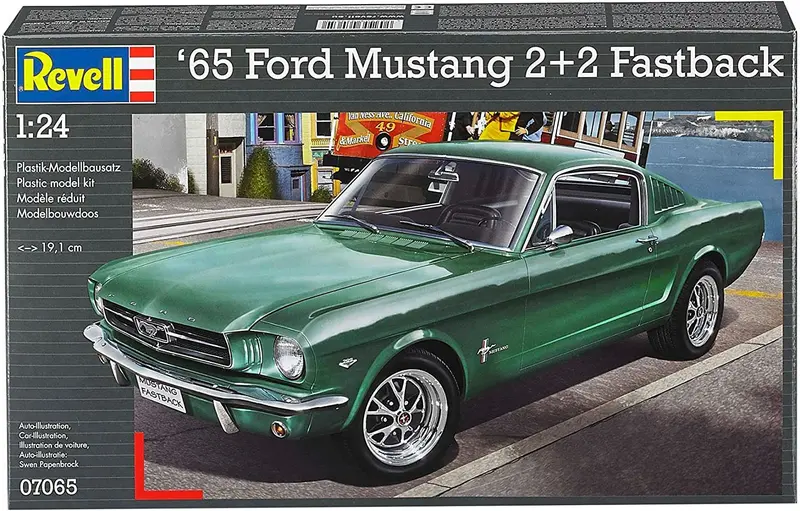 '65 Ford Mustang 2+2 Fastback (1/24 Scale) Vehicle Model Kit 1