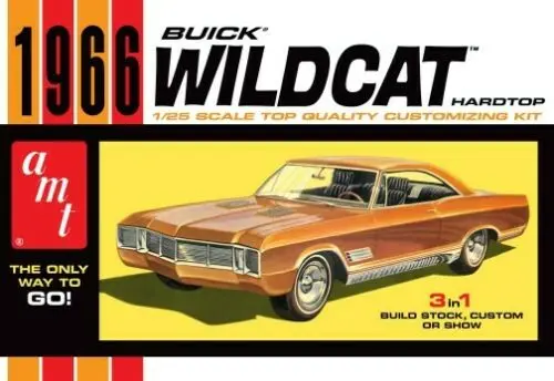 '66 Buick Wildcat 3-In-1 (1/25 Scale) Plastic Vehicle Model Kit 1