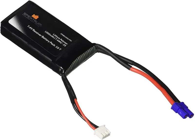 7.4V 1000Mah 2S 15C Lipo Rx Pack With Ec2: 10-T 1
