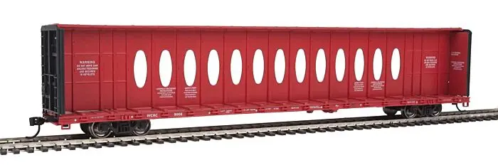 72' Centerbeam Flatcar With Opera Windows - Ready To Run -- Cascade Warehouse Wcrc #9008 1