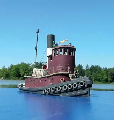 81' Railroad Tug Boat Resin Kit 1