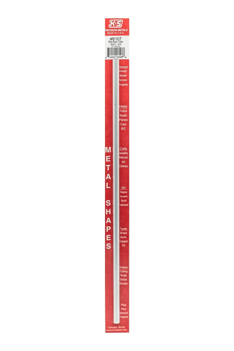 9/32" Aluminum Tube K+S8107 1