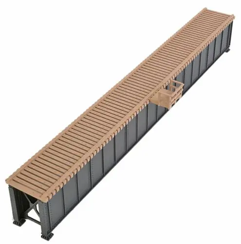 90' Single-Track Railroad Deck Girder Bridge -- Kit - 12-7/16 X 1-3/16 X 1-3/16" 31.5 X 3.0 X 3.0Cm 1