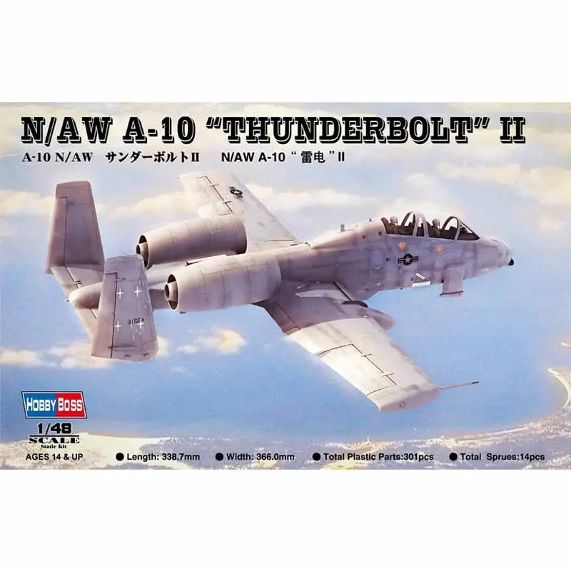 A-10 Thunderbolt Ii (1/48Th Scale) Plastic Military Model Kit 1