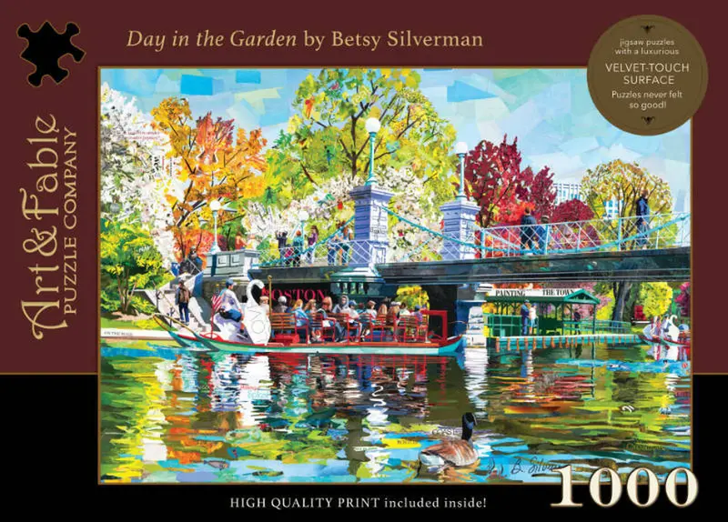 A Day In The Garden By Betsy Silverman (1000 Piece) Puzzle 1