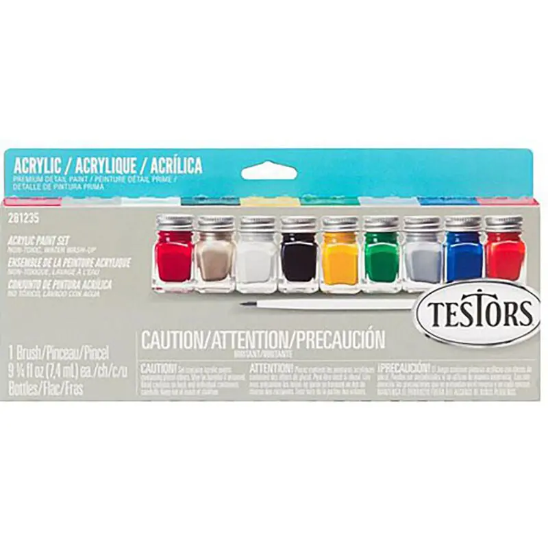 Acrylic 9- Color Paint Set 1
