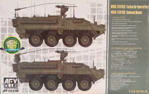 Afv Club M1130 Tacp Cv Stryker (1/35 Scale) Plastic Military Model Kit 1