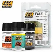 Ak Interactive Weathering Basic Set 1