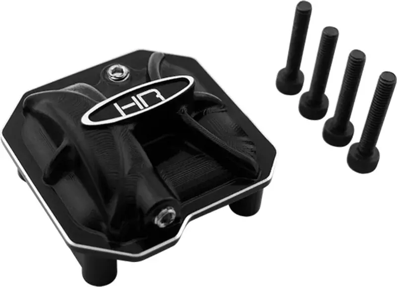 Aluminum Ar44 Axle Diff Covers Black Axial Scx 2 1