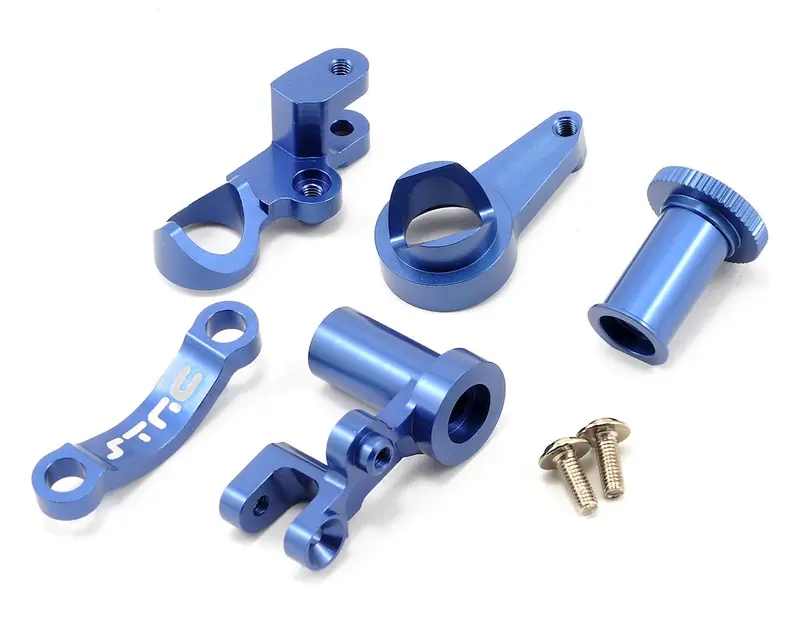 Aluminum Steering Bellcranks Slash 4X4 (Blue) 1