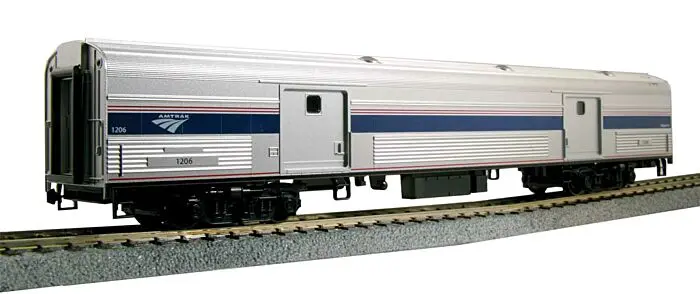 Amtrak Baggage Car Phase Iv #1249 With Lighting 1