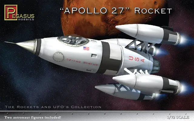 Apollo 27 Rocket (1/72 Scale) Spacecraft Model Kit 1