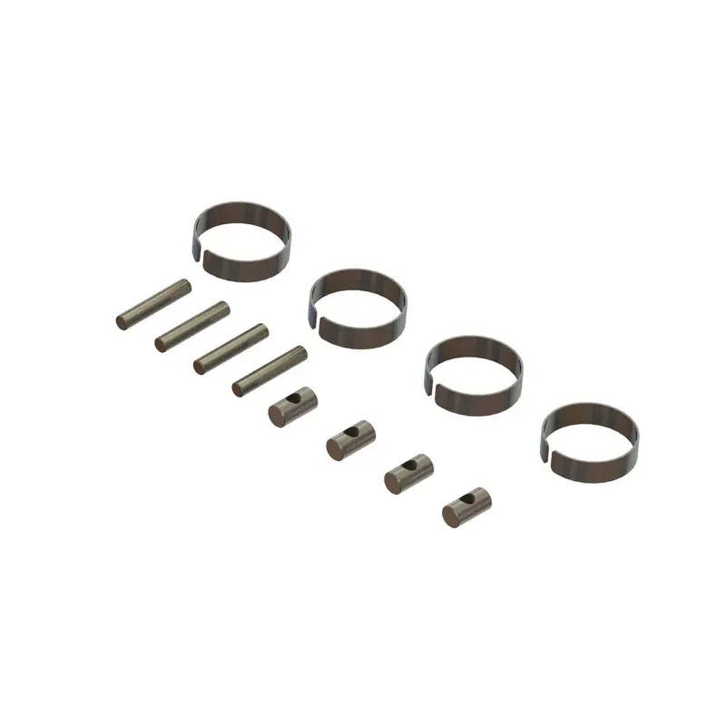 Arrma Cvd Driveshaft Metal Fittings (1 Pair) Ara311150 1