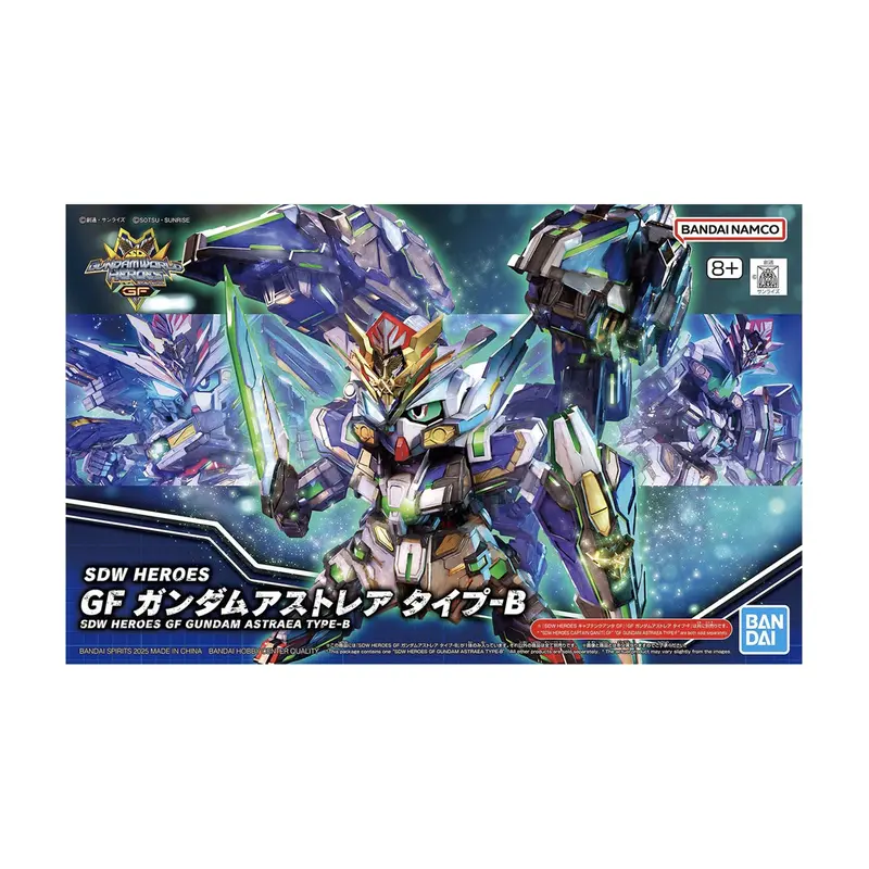 Bandai Gundam Gf Astraea Type-B Sdw Heroes 1/144 Scale Model Kit 1