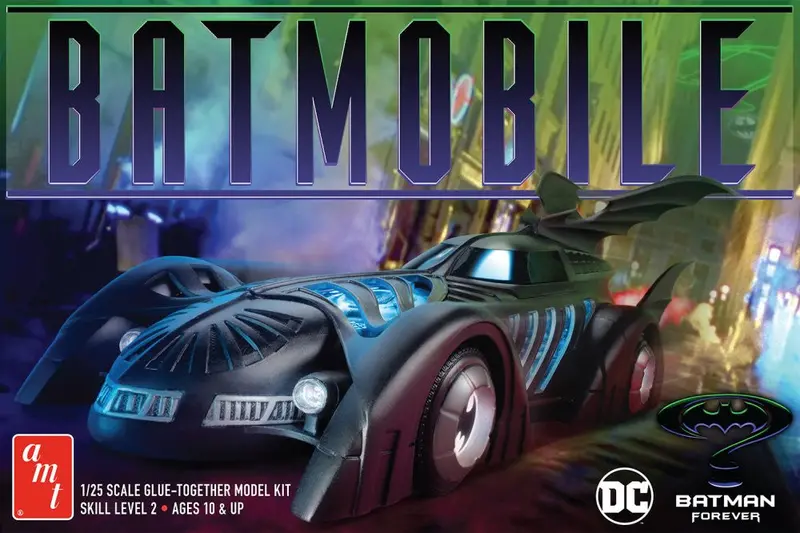 Batman Forever Batmobile (1/25 Scale) Plastic Vehicle Model Kit 1