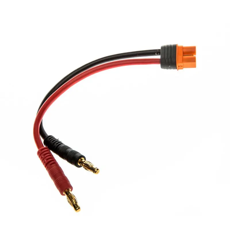 Battery Adapter: Ic3 Device / 4Mm Male Bullets 6" 13 Awg 1