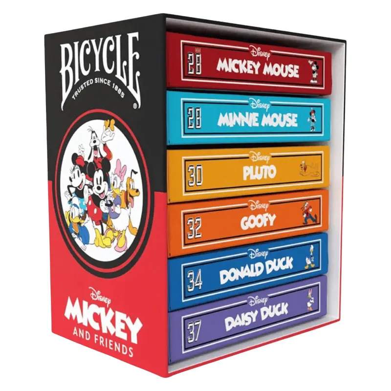 Bicycle Disney Mickey Mouse Playing Cards 6 Deck Set 1