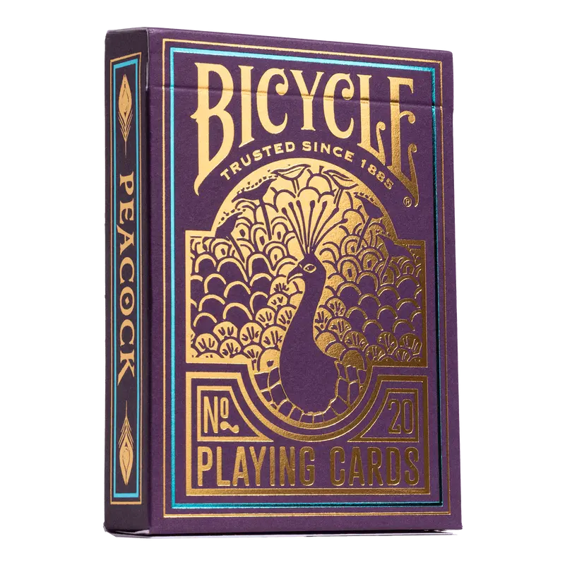 Bicycle Purple Peacock Playing Cards 1