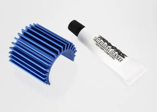 Blue-Anodized Aluminum Heat Sink Velineon 380 1