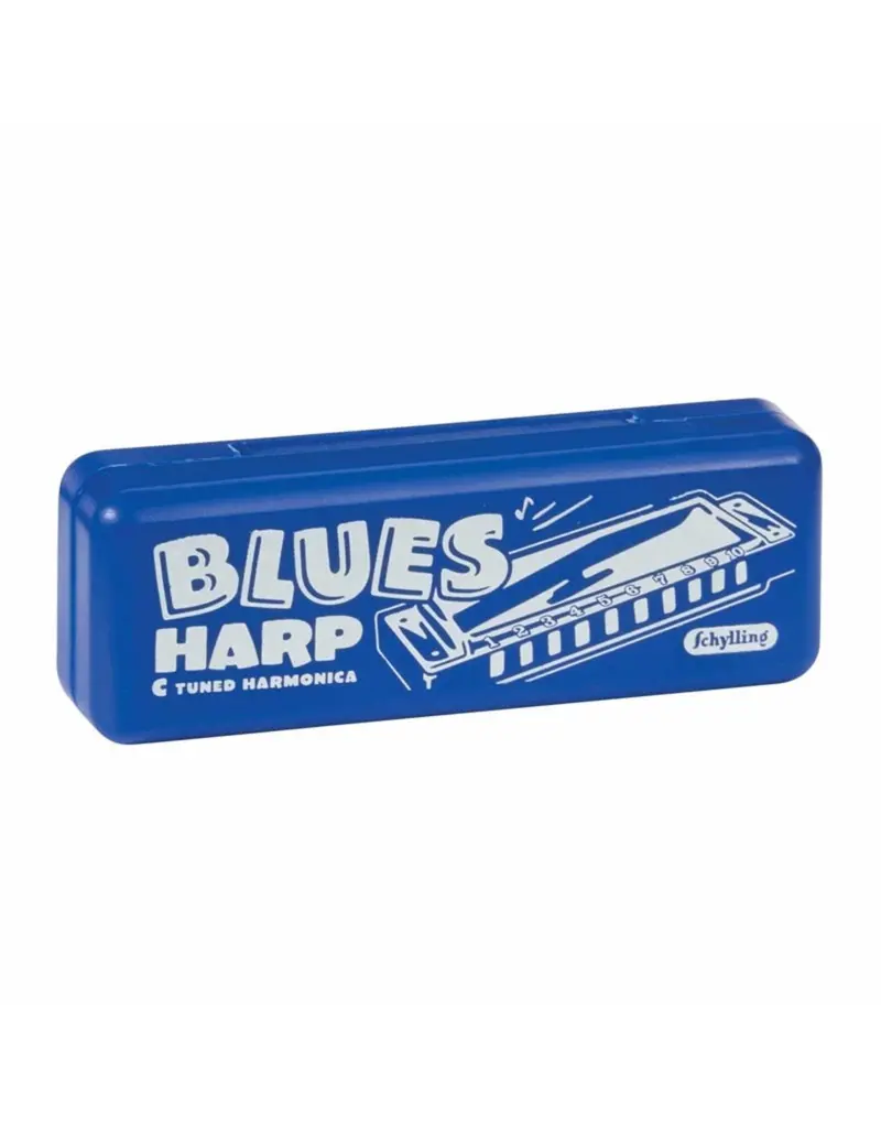 Blues Harmonica With Plastic Case 1