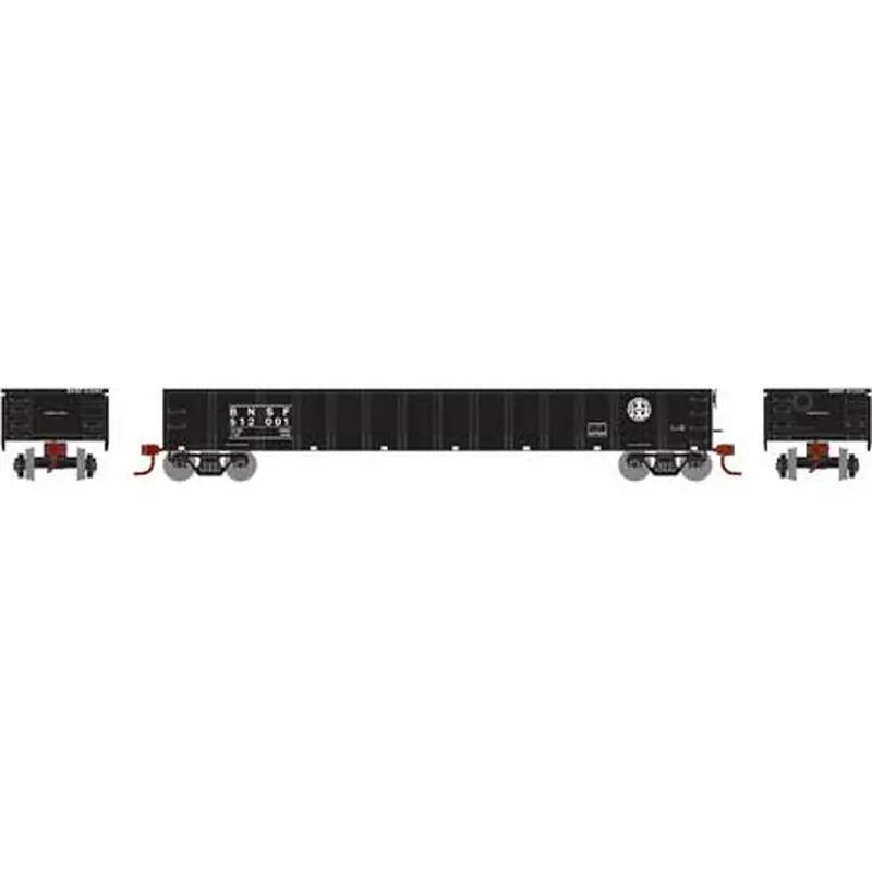 Bnsf #512001 52' Mill Gondola Ho Scale Rtr 1