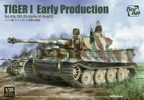 Border Models - Sd.Kfz.181 Tiger I Early Production (1/35 Scale) Plastic Military Model Kit 1