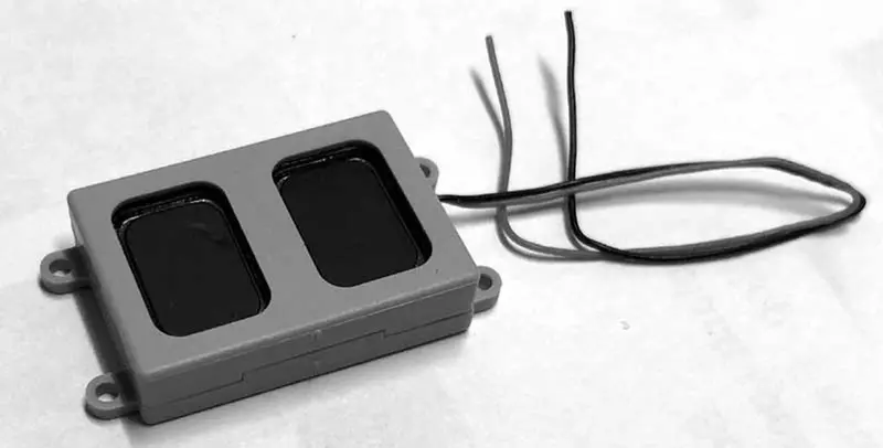 Bowser 691-1294 Speaker - 17.5 X 25.5 X 6.7 Mm With 2 11X15mm (4/5 Ohm Impedance) Sugar Cube Speakers 1