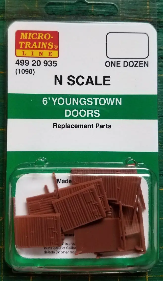 Box Car Doors 6' Youngstown Style 40' Cars (12 Pack) 1