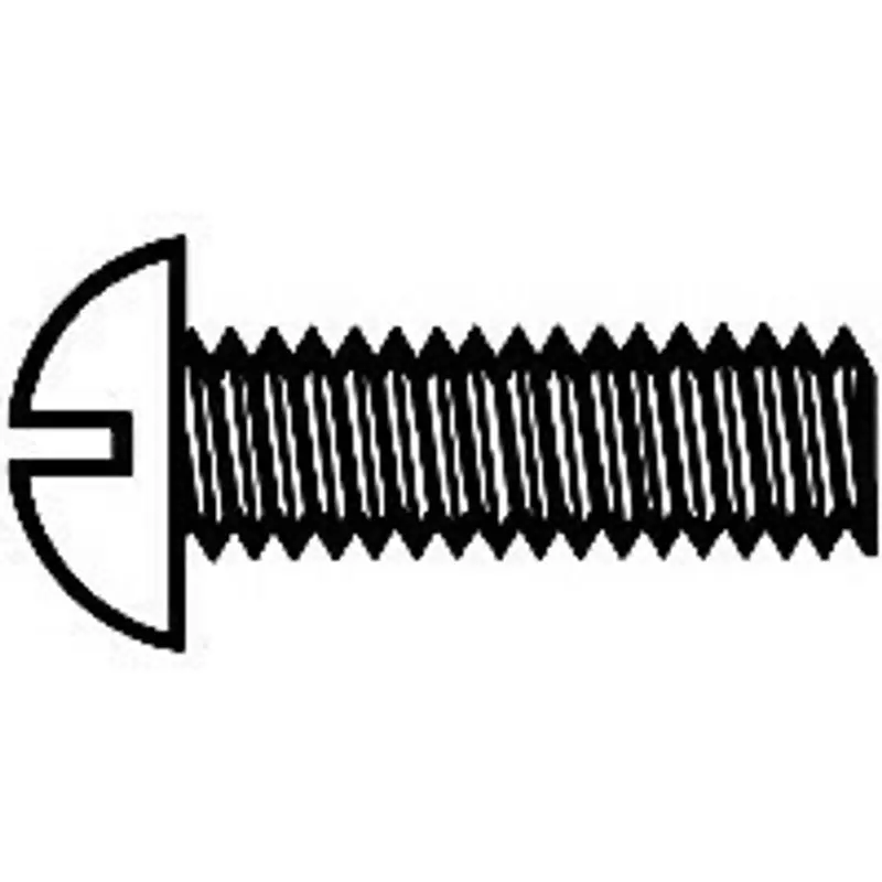 Brass Round Head Machine Screws 3/8 X .047 Inch - 0.95 X 0.12 Cm - 12 Per Package 1