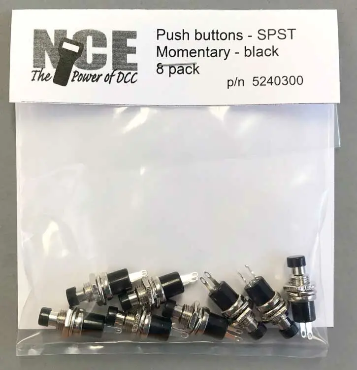 Btn8 Momentary Spst Normally Open Pushbutton Switch 8-Pack 1